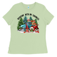 Matcha hanging with my gnomies Ladies Tee - FaDigitalArtStudio