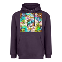 Plum Shell yeah Heavyweight Hoodie - TumblerDesignByShophia