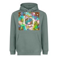 Sage Shell yeah Heavyweight Hoodie - TumblerDesignByShophia