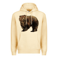 Pina Colada Grizzly Bear Premium Hoodie - HowdyJamesFarm