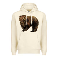 Sandshell Grizzly Bear Premium Hoodie - HowdyJamesFarm