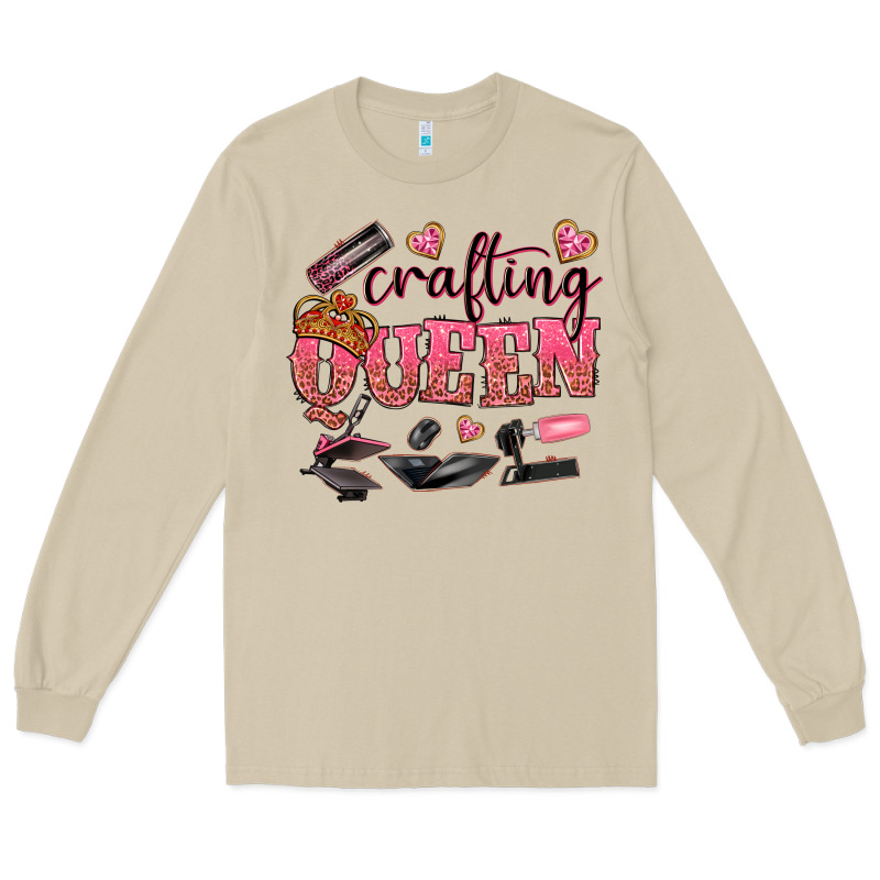 Crafting Queen Long Sleeve Tee by NancyCooperArtShop | Teevron