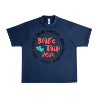 Navy girls trip Urban Heavy Tee - MaliasSmallBusiness
