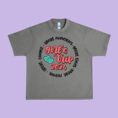 Girls Trip Urban Heavy Tee Designed By Maliassmallbusiness