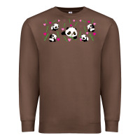 Chestnut cute panda Premium Sweatshirt - TumblerDesignByShophia