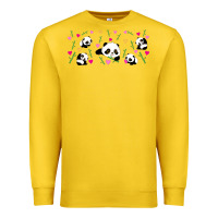 Lemon cute panda Premium Sweatshirt - TumblerDesignByShophia