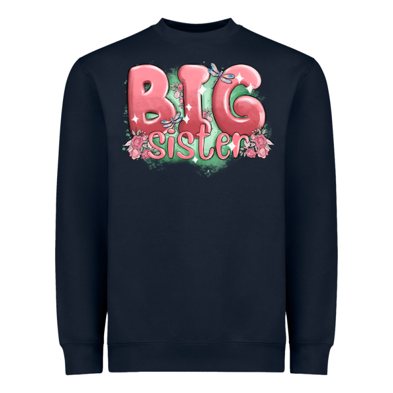 Big Sister Heavyweight Sweatshirt by MaliasSmallBusiness | Teevron