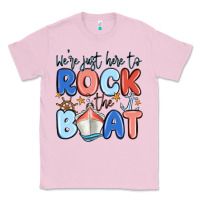 Bubblegum Pink were just here to rock the boat Classic Tee - MaliasSmallBusiness
