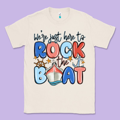 Were Just Here To Rock The Boat Classic Tee Designed By Maliassmallbusiness