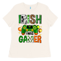 Bone irish i was gamer st. patricks day Ladies Tee - Neo Western