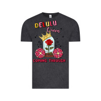 Vintage Black delulu queen coming through Vintage Tee - MaliasSmallBusiness