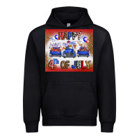 Black Western Happy Fourth Of July Urban Hoodie - FaDigitalArtStudio