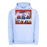 Pigment Grape Ice Western Happy Fourth Of July Urban Hoodie - FaDigitalArtStudio