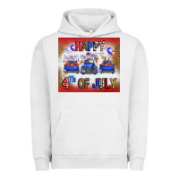 Pigment Lunar Rock Western Happy Fourth Of July Urban Hoodie - FaDigitalArtStudio
