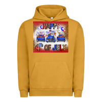 Pigment Peanut Butter Western Happy Fourth Of July Urban Hoodie - FaDigitalArtStudio