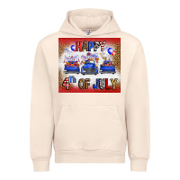 Sandshell Western Happy Fourth Of July Urban Hoodie - FaDigitalArtStudio