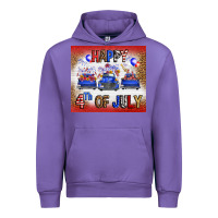 Tulip Western Happy Fourth Of July Urban Hoodie - FaDigitalArtStudio