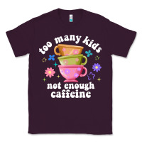 Plum too many kids not enough caffeine Classic Tee - JahusDesignShop