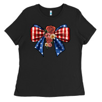 Black bow Ladies Tee - JahusDesignShop
