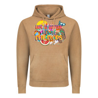 Vintage Camel Life is better with my flip flops Vintage Hoodie - NancyCooperArtShop