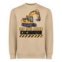 Mushroom see you later excavator Heavyweight Sweatshirt - MaliasSmallBusiness