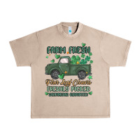 French Oak farm fresh four leaf clovers Urban Heavy Tee - MaliasSmallBusiness