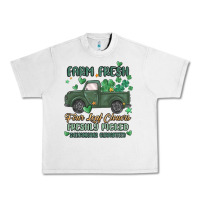 Lunar Rock farm fresh four leaf clovers Urban Heavy Tee - MaliasSmallBusiness