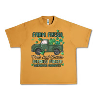 Peanut Butter farm fresh four leaf clovers Urban Heavy Tee - MaliasSmallBusiness