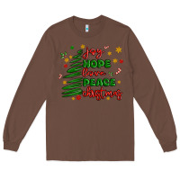 Chestnut joy hope love peace christmas Long Sleeve Tee - MaliasSmallBusiness
