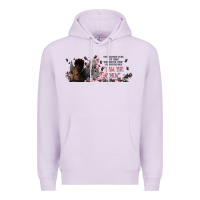 Lilac i am the storm with girl and butterflies Premium Hoodie - TumblerDesignByShophia