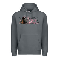 Rock i am the storm with girl and butterflies Premium Hoodie - TumblerDesignByShophia