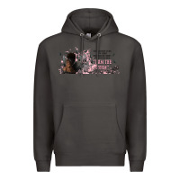 Smoke i am the storm with girl and butterflies Premium Hoodie - TumblerDesignByShophia