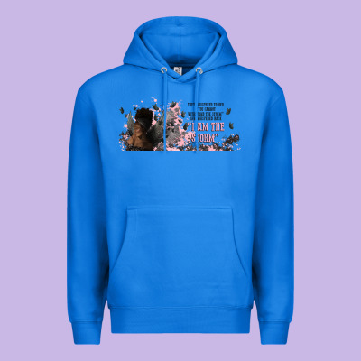 I Am The Storm With Girl And Butterflies Premium Hoodie Designed By Tumblerdesignbyshophia