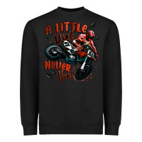 Black a little dirt never hurt dirt bike Heavyweight Sweatshirt - MaliasSmallBusiness