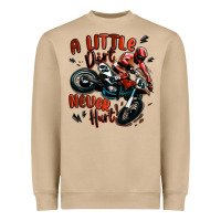 Mushroom a little dirt never hurt dirt bike Heavyweight Sweatshirt - MaliasSmallBusiness