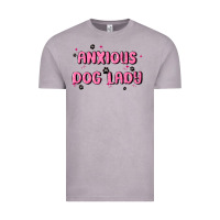 Vintage Zinc anxious dog lady Vintage Tee - MaliasSmallBusiness
