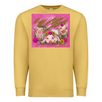 Antique Gold pigs Premium Sweatshirt - TumblerDesignByShophia