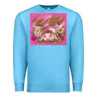 Ocean Blue pigs Premium Sweatshirt - TumblerDesignByShophia