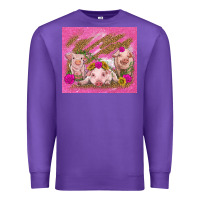 Purple pigs Premium Sweatshirt - TumblerDesignByShophia