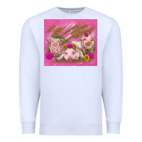 White pigs Premium Sweatshirt - TumblerDesignByShophia