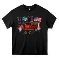 Black home of the brave Heavy Core Tee - CowhideDigitalArt