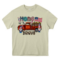 Mossy home of the brave Heavy Core Tee - CowhideDigitalArt