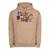 Pigment Burro lgbt coffee cups Urban Hoodie - FaDigitalArtStudio