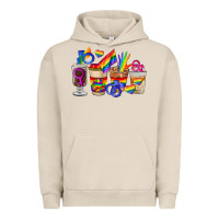 Pigment French Oak lgbt coffee cups Urban Hoodie - FaDigitalArtStudio