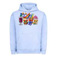 Pigment Grape Ice lgbt coffee cups Urban Hoodie - FaDigitalArtStudio