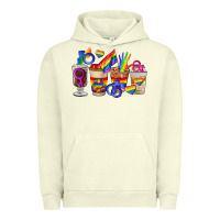 Pigment Pistachio lgbt coffee cups Urban Hoodie - FaDigitalArtStudio