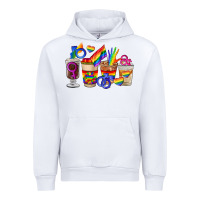 White lgbt coffee cups Urban Hoodie - FaDigitalArtStudio