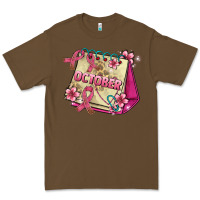 Cacao pink cancer ribbon and october calendar Premium Tee - AdoDesignShop