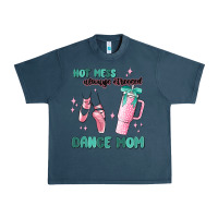 Midnight Navy mess always stressed dance mom Urban Heavy Tee - MaliasSmallBusiness