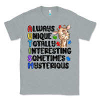 Heather Grey always unique autism Classic Tee - MaliasSmallBusiness